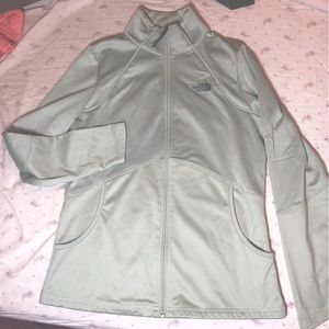 (Girls 10/12) (Size Large) North face warmth Zip-up